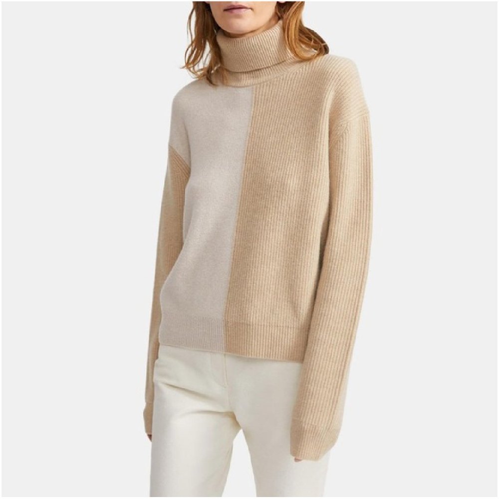 THEORY Duotone Cashmere Cardigan